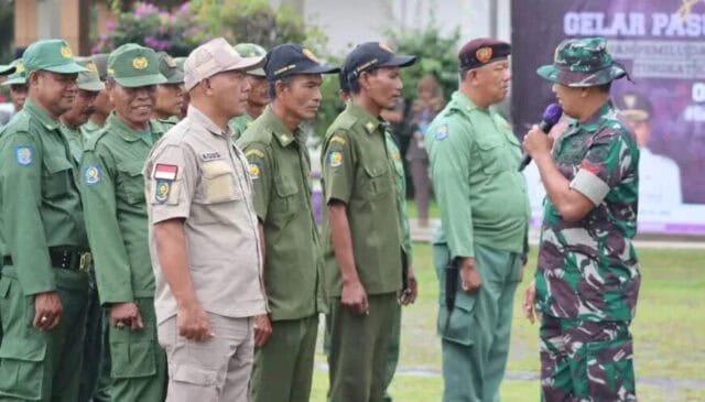 Satpol PP dan SatLinmas tingkat Kabupaten, Simulasi Apel Gelar Pasukan Persiapan Pemilu