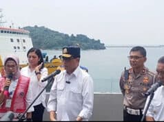 Kemenhub Menggelar Rapat Koordinasi Kesiapan Pelabuhan Penyeberangan Merak Mudik Lebaran tahun 2023