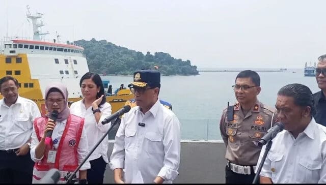 Kemenhub Menggelar Rapat Koordinasi Kesiapan Pelabuhan Penyeberangan Merak Mudik Lebaran tahun 2023