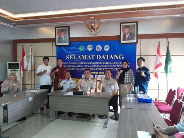 KKP Kelas II Banten Kerjasama Gapasdap, INFA Pelatihan Kegawat Daruratan Medis Bagi Perwira Kapal