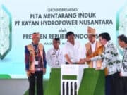Groundbreaking PLTA Mentarang, Presiden Dukung Transformasi Indonesia Menuju Ekonomi Hijau