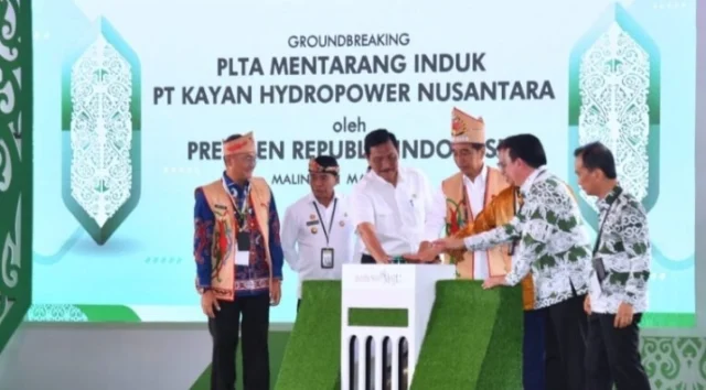 Groundbreaking PLTA Mentarang, Presiden Dukung Transformasi Indonesia Menuju Ekonomi Hijau