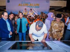 Disambut Antusiasme Warga, Benyamin Resmikan Alun-Alun Pamulang