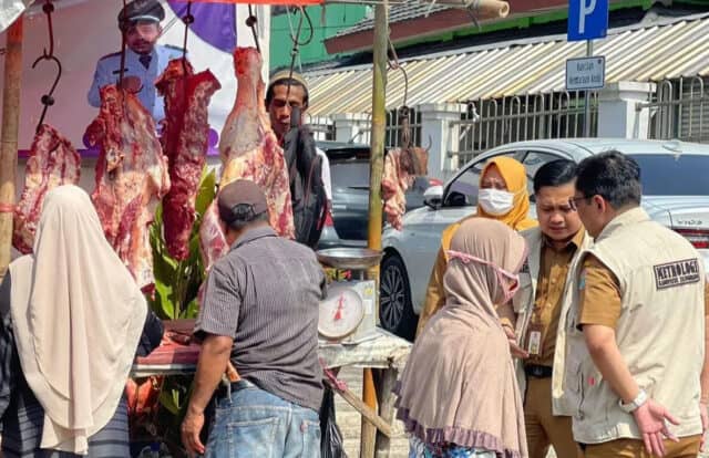 Jelang Ramadan Disperindag Kabupaten Tangerang, Sidak di Pasar Tradisional Kresek.