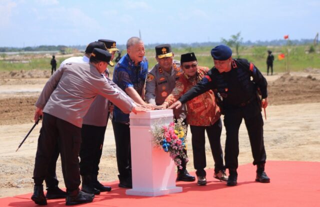 Mako Batalyon A Pelopor Satuan Brimob Polda Metro Jaya Mulai Dibangun di PIK 2 Tangerang