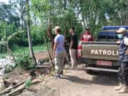 Kasie Satpol PP Kecamatan Kemiri saat sidak lokasi penumpukan kotoran Ternak, Foto, Pelitabanten.com. (dok)