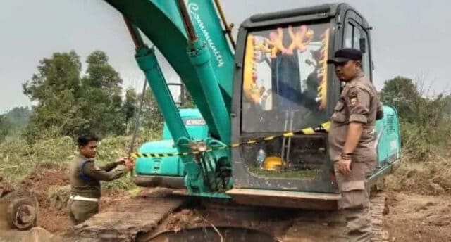 Satpol PP Kabupaten Tangerang Hentikan Aktivitas Galian Tanah di 2 Kecamatan