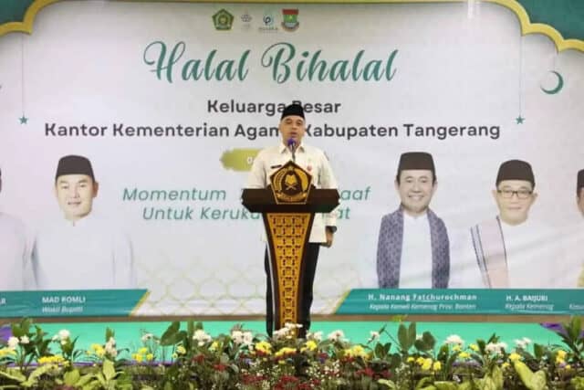 Bupati Zaki Hadiri Halal Bihalal Dengan Jajaran Kemenag