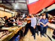 Kunjungi Pasar Natar Lampung, Presiden Tinjau Harga Komoditas Pangan