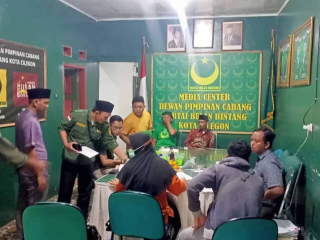 Partai Bulan Bintang DPC Kota Cilegon Lakukan Cek Kelengkapan Berkas 23 Bacaleg
