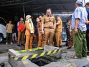 Tinjau Genangan di Jalan Raya Ceger, Pilar: Bulan Ini Dilakukan Perbaikan Fisik