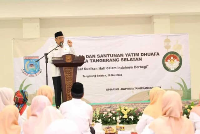 Hadiri Halalbihalal DWP Tangsel, Benyamin Sampaikan Hal Ini