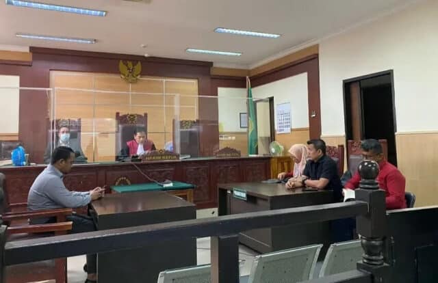 Tok! PN Tangerang Tolak Praperadilan Tersangka Mafia Tanah Sutrisno Lukito Disastro. Rabu (17/5). Foto Pelitabanten.com