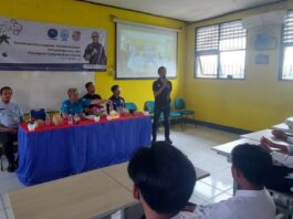Ganden IBM Pinang, BNN Kota Tangerang Menyosialisasi P4GN Sasar Siswa Sekolah
