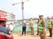 Bupati Zaki Tinjau Proyek Pembangunan Jalan dan RSUD Tigaraksa, Foto. (Istimewa)