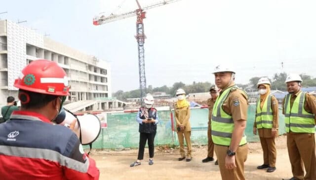 Bupati Zaki Tinjau Proyek Pembangunan Jalan dan RSUD Tigaraksa, Foto. (Istimewa)