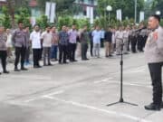 Wakapolresta Tangerang Akbp Indra Mardiana Pimpin Apel Pagi di Lapangan Apel, Foto. (Istimewa)