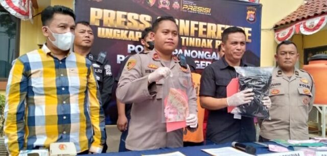 Polsek Panongan Polresta Tangerang, Bekuk Pelaku Spesialis Warung Sembako, Foto. (Istimewa)