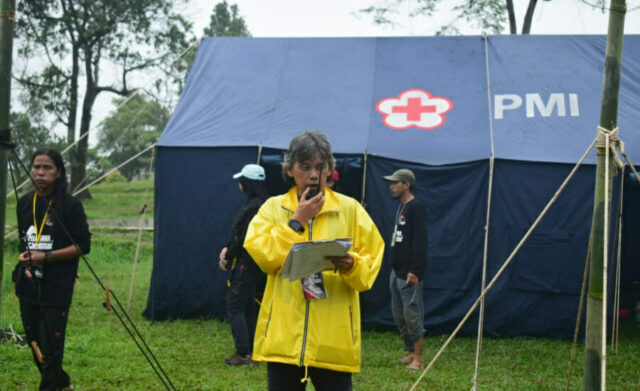 4 Hari, PMI Kota Tangerang Beri Pelatihan Darurat Bencana di Army Camping Ground Pamijahan-Bogor