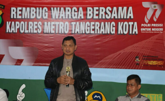 Kapolres Metro Tangerang Kota Minta RT/RW Ciptakan Kegiatan Positif