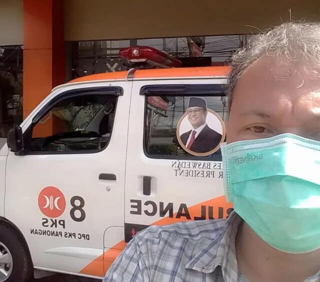 Ambulans milik Dewan Pengurus Cabang (DPC) Partai Keadilan Sejahtera (PKS), Foto. (Istimewa