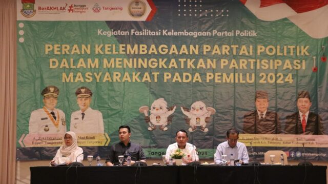 Kepala Badan Kesbangpol Kabupaten Tangerang, Rudi Lesmana di Hotel Istana Nelayan, Rabu (26/07/2023).Foto.(Istimewa)