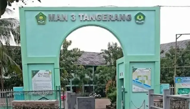 LSM Geram Minta Kemenag Ambil Tindakan, MAN 3 Tangerang Pungut Uang Daftar Ulang Jutaan Rupiah Madrasah Aliyah Negeri (MAN) 3 di Kabupaten Tangerang, Foto. (Istimewa)