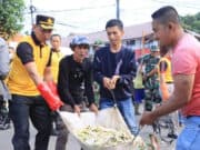 Polres Metro Tangerang Kota Gagas Bersih-bersih Pasar Anyar