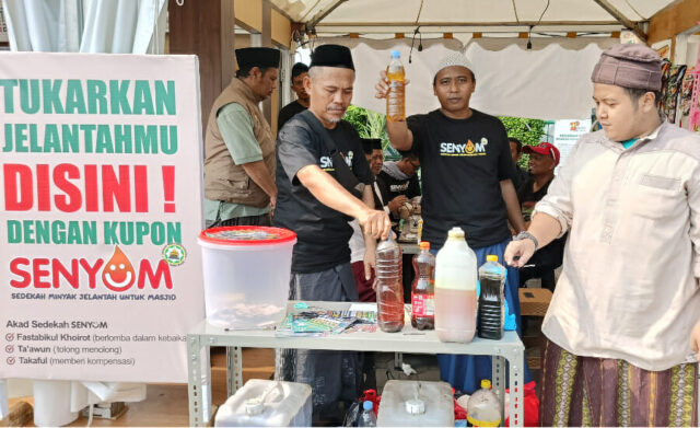 Sedekah Minyak Jelantah di Masjid-Masjid di Kota Tangerang, Bahagiakan Yatim dan Umrah