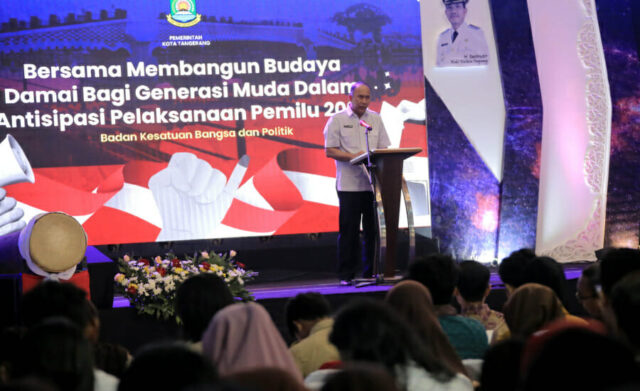 Pemilu 2024, Kesbangpol Kota Tangerang Membangun Budaya Damai Bagi Generasi Muda