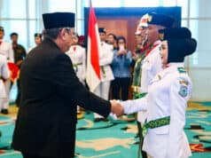 Wali Kota Benyamin Kukuhkan 50 Anggota Paskibraka HUT ke-78 RI Tingkat Kota Tangsel