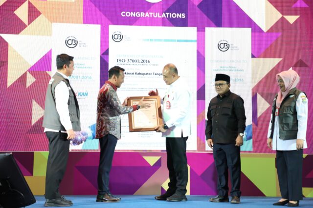 Pemerintah Kabupaten Tangerang meraih sertifikat ISO, Foto. (Istimewa)