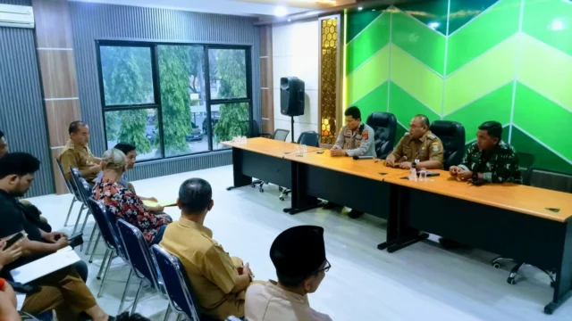 Rapat koordinasi yang bertempat di kantor kecamatan Kemiri, Foto. (Istimewa)