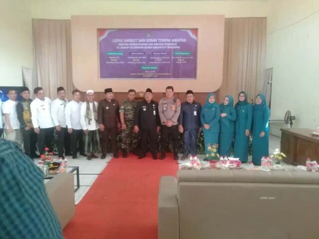Hendarto, Kini Pimpin Kecamatan Kemiri Lepas Sambut Dan Serah Terima Jabatan Dari Nurhanudin, Foto. (Istimewa)