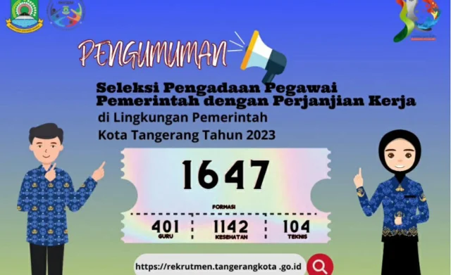 Buruan! Pemkot Tangerang Buka 1.647 Calon ASN di Berbagai Bidang