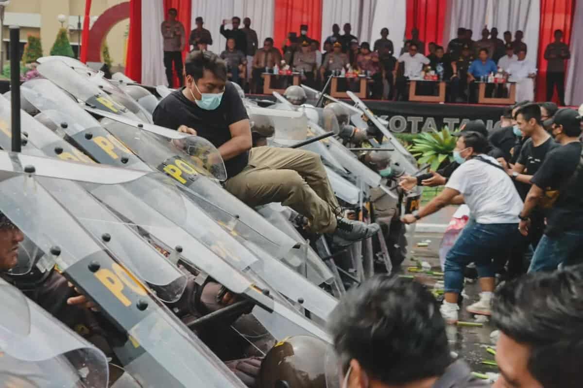 Simulasi Sispamkota Tangerang, Kapolres Sebut TPS Sangat Rawan Tidak Ada