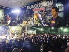 Kren! Penonton Histeria Dalam Pagelaran Musik di Hari Sumpah Pemuda 2023, MCB Dampingi Pengaman Semarak dalam memperingati Sumpah Pemuda 2023 di alun-alun RTLH Balaraja, Foto. (Istimewa)