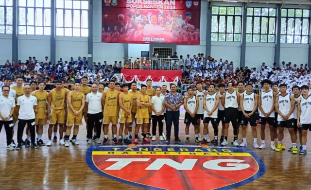 Hadirkan Tim Basket Papan Atas Indonesia, Porseni Tingkat SMP se-Kota Tangerang Dibuka