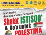 Walikota Ajak Warga Kota Tangerang Salat Istisqa' dan Berdoa untuk Palestina