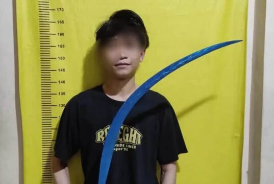 Bang Jago Tenteng Celurit Hendak Tawuran Ditangkap Polisi di Tangerang