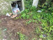 Sampah yang tidak kunjung diangkut.