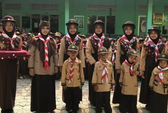 Sejak Usia Dini, Aya Sophia Islamic School Kukuhkan Pramuka Prasiaga