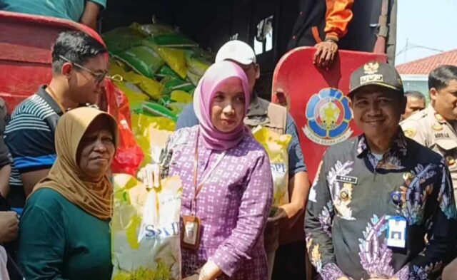 Perumda Pasar Niaga Kerta dan Pemkab Tangerang Gelar Operasi Pasar Beras Murah, Foto. (Istimewa)