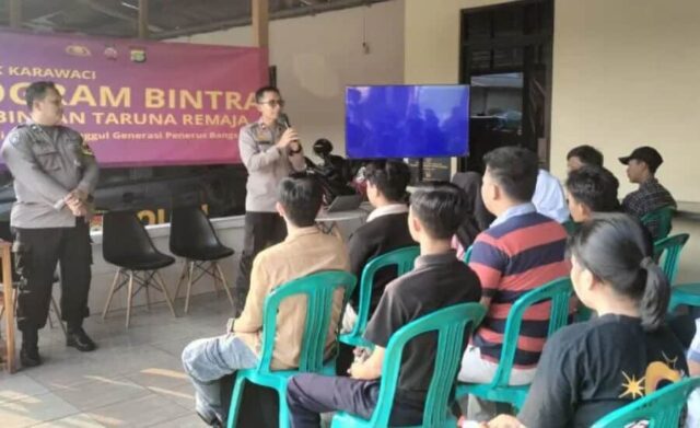 Program Bintara Polsek Karawaci Edukasi Remaja dan Orangtua, Tawuran Dijerat Hukum Berat!