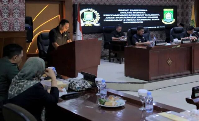 Paripurna DPRD Kota Tangerang, Ini Jawaban Wali Kota Soal Tiga Raperda