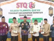 Kecamatan sepatan H. Abudin S.IP membuka Seleksi Tilawatil Qur'an (STQ) ke-8 tingkat kecamatan, Foto. (Istimewa)