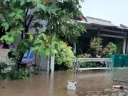 Sejumlah wilayah di Kabupaten Tangerang, Banten, dilanda banjir usai hujan deras. Daerah terbanyak dilanda banjir berada di Kecamatan Tigaraksa. Foto. (Istimewa)