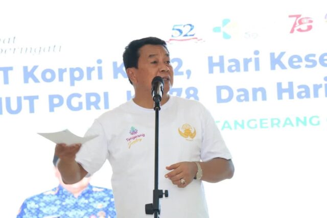 Sekda Moch maesyal rasyid saat memberikan sambutannya, Foto. (Istimewa)