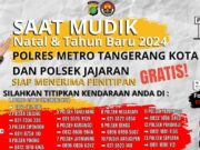 Aman Saat Mudik Nataru 2024, Polisi Buka Layanan Titip Kendaraan Gratis