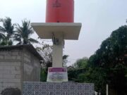 Pekerjaan pembangunan Sarana Air Bersih yang bersumber anggaran dana desa (APBDes) berada di Kampung tegal. RT 015/003 Desa kedung dalem kecamatan mauk, Photo: (Istimewa)